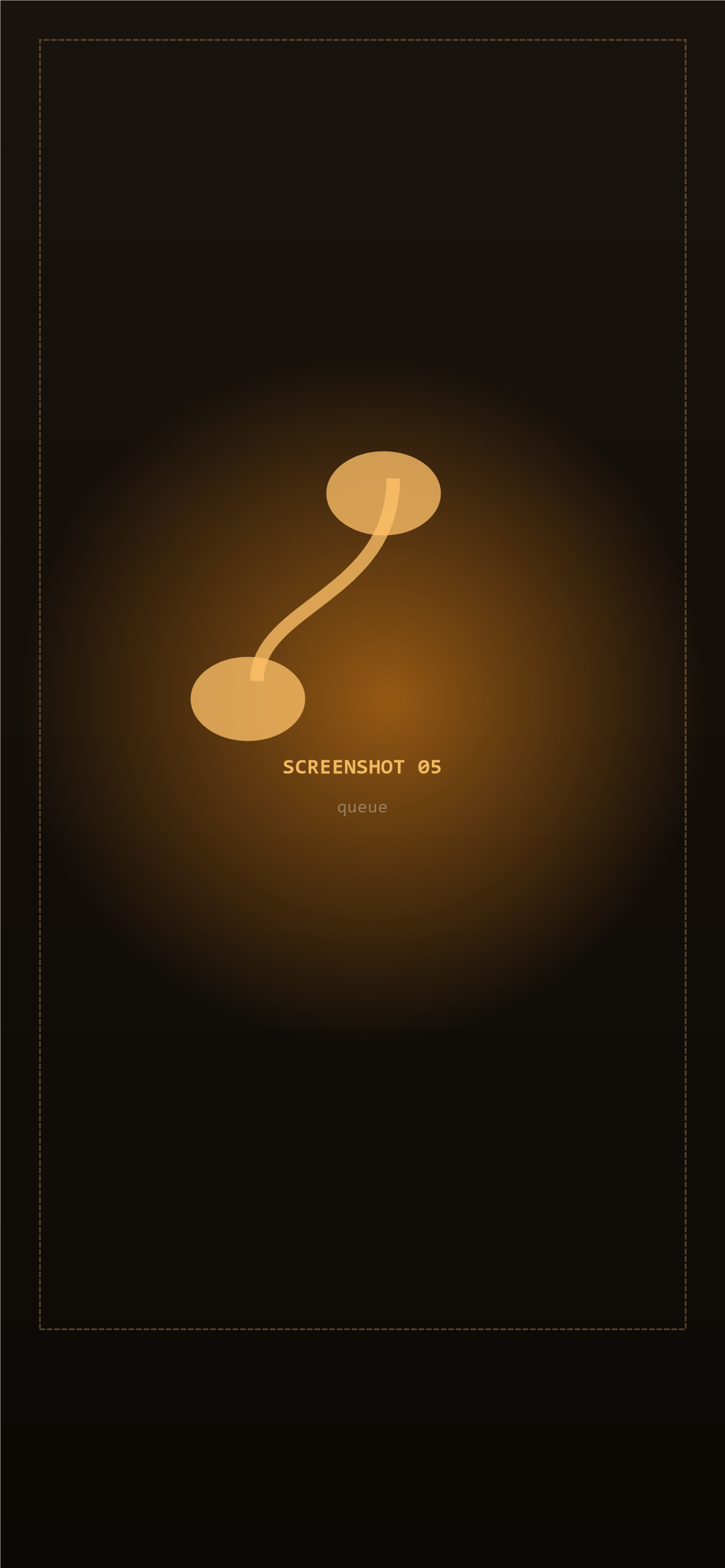 Reso Music up next queue screen